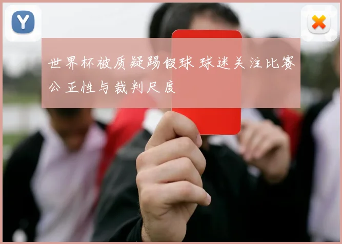 世界杯被质疑踢假球 球迷关注比赛公正性与裁判尺度